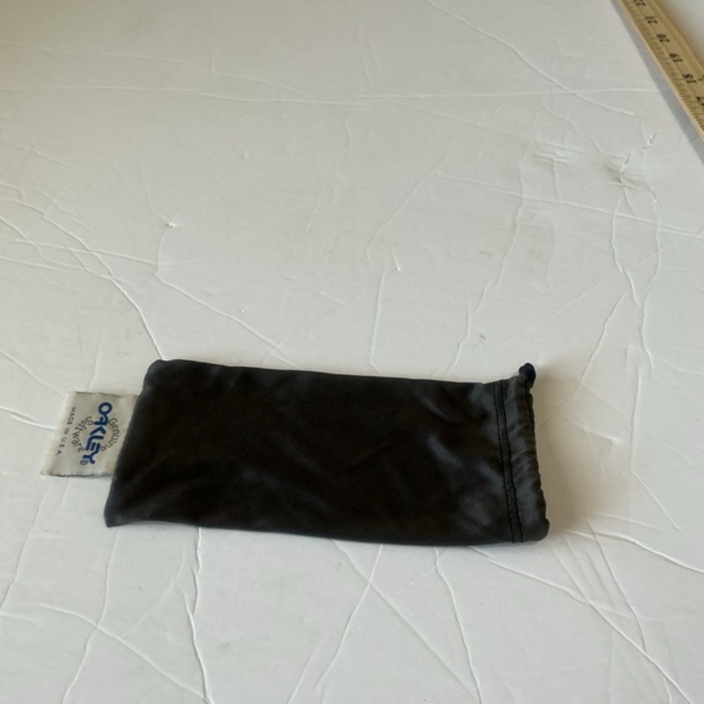 Vintage Oakley black drawstring storage pouch / case for glasses / sunglasses